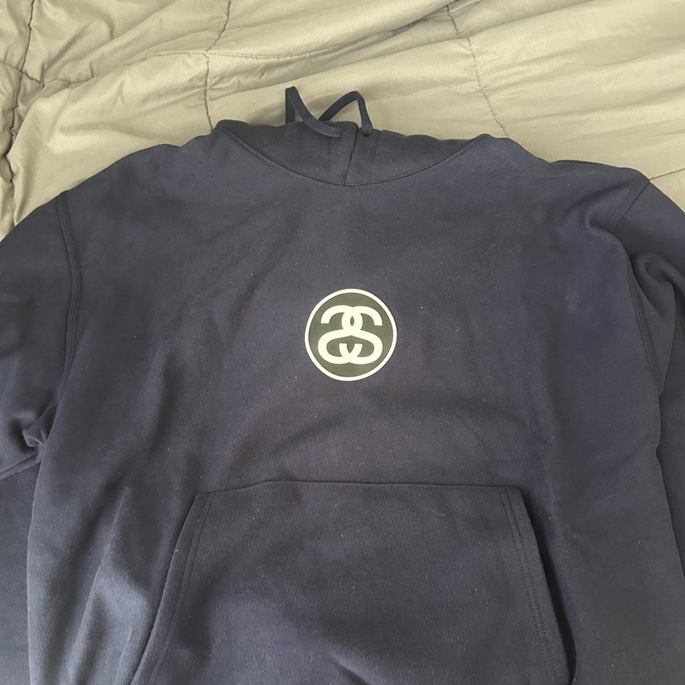 Stussy Navy Blue Hoodie